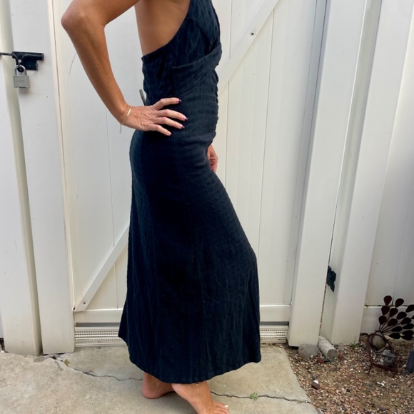 NWT FREE PEOPLE ENDLESS SUMMER NYA MAXI DRESS IN BLACK-Small - Picture 7 of 8